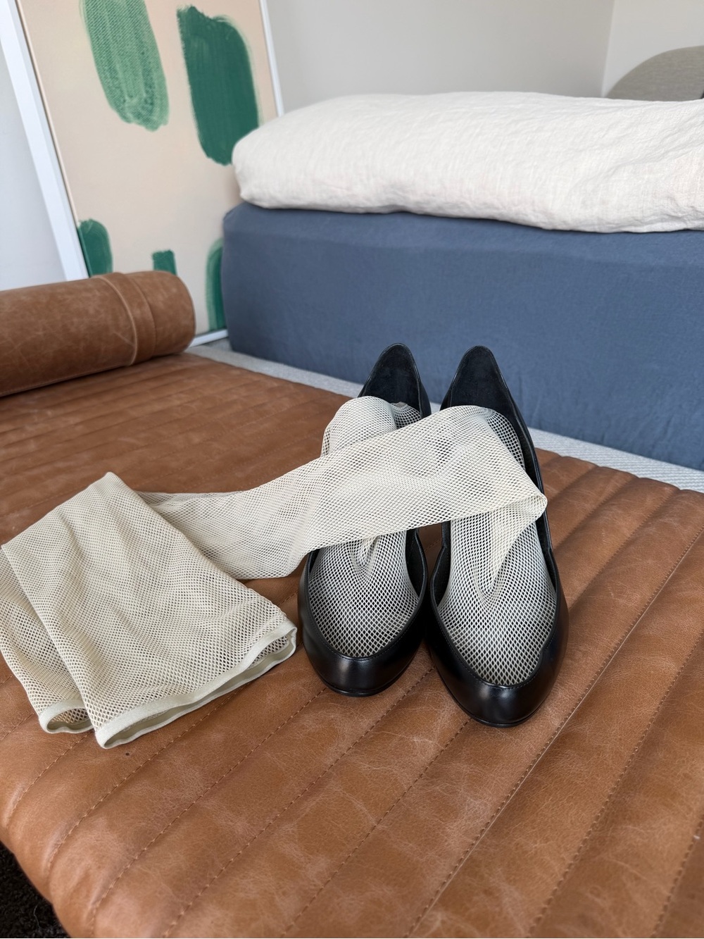 THE ROW
Nylon Over-The-Knee Sock Pumps